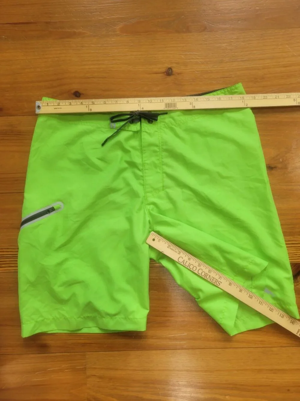 Men's Tommy Bahama Swim Trunks Board Shorts 34 Green Drawstring 9